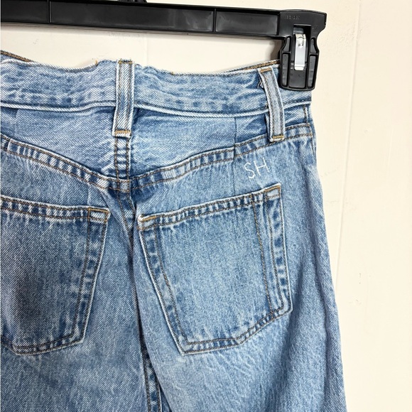 Still Here light wash straight leg high rise denim size 23 - Picture 2 of 8